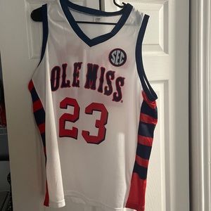 Ole Miss retro promotional basketball jersey Size XL